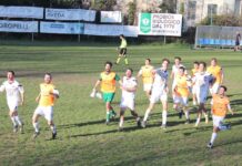 Olivieri e Bartolini portano l’Antella in paradiso: 2-0 al Lanciotto, biancocelesti al 1° posto a tre giornate dalla fine