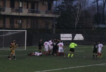 Botta e risposta tra Bagno a Ripoli e Sambuca (1-1): poi tanto nervosismo, tre “rossi” e un pari che serve a poco