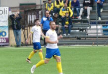 Cubino stoppato sullo 0-0 dal Bibbiena (che sbaglia un rigore): ma i gialloblù rosicchiano un punto sulla quota play-off