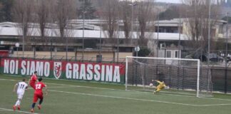 Calabretta dal dischetto, vince il Calenzano (0-1): il Grassina dice addio alla corsa per il primo posto