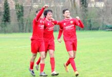 Triplo Cardinali, la Grevigiana in rimonta batte la Sancat (3-1): gialloblù a -1 dal secondo posto