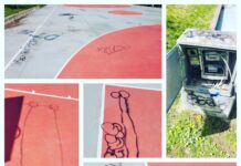 Campo di basket all’aperto vandalizzato. San Casciano Basket: “Non ci arrendiamo”
