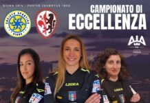 Eccellenza, la prima volta di una terna fiorentina tutta al femminile in Signa-Fortis Juventus