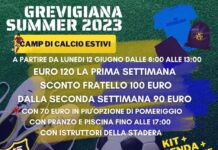 Grevigiana, tornano i campi estivi: e il pomeriggio possibilità anche di andare in piscina