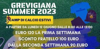 Grevigiana, tornano i campi estivi: e il pomeriggio possibilità anche di andare in piscina