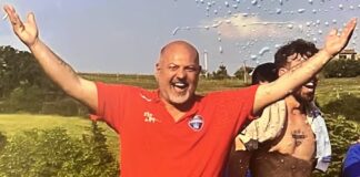 La Raddese fa la cena della vittoria in piazza. E conferma mister Nocciarelli in panchina