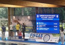 Buonconvento Nuoto, pioggia di medaglie: e Silvia Belli cala un tris d’oro agli italiani di Nuoto Pinnato