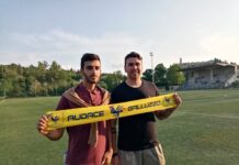 Il nuovo allenatore degli Juniores regionali dell’Audace Galluzzo è Pietro Martini (con Lorenzo Burgassi)