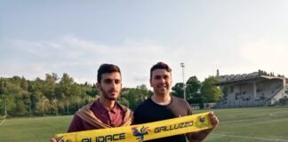 Il nuovo allenatore degli Juniores regionali dell’Audace Galluzzo è Pietro Martini (con Lorenzo Burgassi)