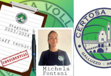 Staff Certosa Volley, conferma importante: Michela Fontani c’è!