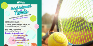 Corsi di tennis: dal 28 agosto a La Botte due settimane intensive