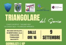 Triangolare del Sorriso, il 9 settembre super sfida benefica a Tavarnuzze