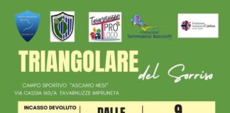Triangolare del Sorriso, il 9 settembre super sfida benefica a Tavarnuzze