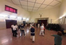 Grassina, ultimo allenamento di karate prima delle Feste per gli InSuperAbili