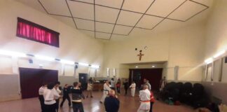 Grassina, ultimo allenamento di karate prima delle Feste per gli InSuperAbili