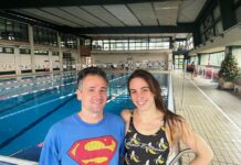 Allenamenti sancascianesi (alla Piscina del Chianti) per Lisa Angiolini