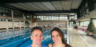 Allenamenti sancascianesi (alla Piscina del Chianti) per Lisa Angiolini