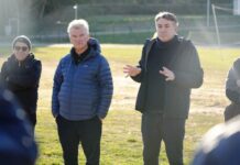 San Donato Tavarnelle, squadra a rapporto dal presidente Bacci prima del big match con il Seravezza Pozzi
