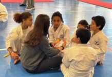 I piccoli allievi della Empi Dojo di Osteria Nuova alla “Karate Kid” della Polisportiva Tavarnelle