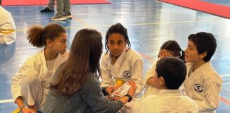 I piccoli allievi della Empi Dojo di Osteria Nuova alla “Karate Kid” della Polisportiva Tavarnelle