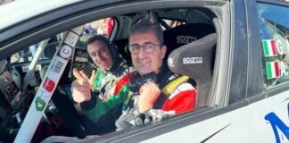 Matteuzzi-La Ferla: l’arrivo alla fine del Rally di Montecarlo… come una vittoria