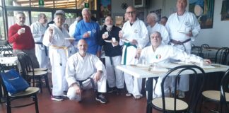 Empi Dojo, grande festa: Igino Risi ha compiuto 90 anni. Per lui il karate… non ha età