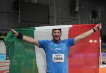 Leonardo Fabbri ci ha preso gusto: bronzo ai Mondiali indoor di Glasgow con 21,96