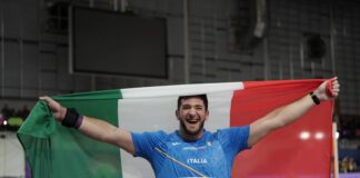Leonardo Fabbri ci ha preso gusto: bronzo ai Mondiali indoor di Glasgow con 21,96