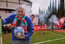 Un addio tutto rossoverde per Paolo Casini: “Nessuno sentirà mai più Grassina e il Grassina come lui”