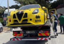 Cronoscalata del Monte Erice amara per Matteo Bacci, fuori per una rottura in Gara 1