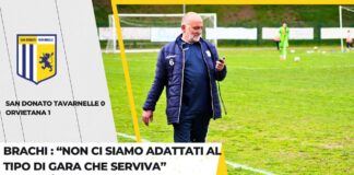 VIDEO / San Donato Tavarnelle ko con l’Orvietana, mister Brachi deluso: “Loro più affamati di noi”
