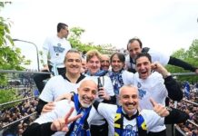 I complimenti del Grassina: “C’è anche un po’ di rossoverde nello scudetto dell’Inter!”