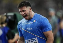 Getto del peso, Leo Fabbri fa la storia: a Modena settima misura di sempre, a 3 cm dal record di Andrei