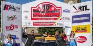 Tanti chiantigiani al 16esimo Rally di Reggello: il sancascianese La Ferla sale sul podio