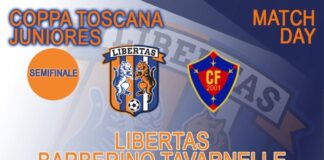 Libertas Barberino Tavarnelle, oggi alle 17 super sfida contro il Casale Fattoria per gli Juniores provinciali
