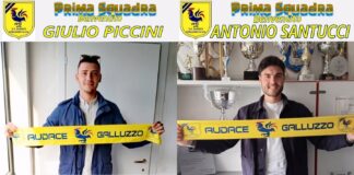 Audace Galluzzo, ecco i primi “colpi”: in gialloblù Giulio Piccini e Antonio Santucci