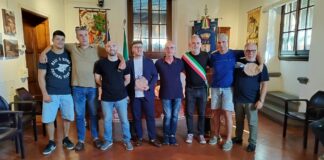 Omaggio a Edoardo Pezzetti, campione italiano di Kumite, nella sala consiliare del Comune di Impruneta
