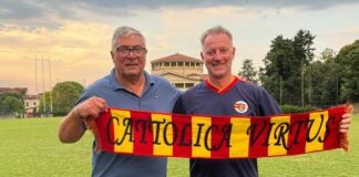 Marco Fraccone sulla panchina della Cattolica Virtus: allenerà i 2009