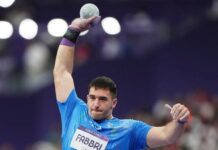 Leonardo Fabbri torna a lanciare oltre 22 metri: ma è terzo in Diamond League a Chorzow (Polonia)