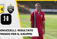 San Donato Tavarnelle, mister Bonuccelli post 2-0 al Siena: “Premio per il gruppo”