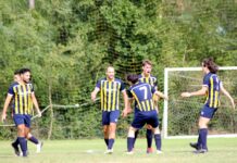 Segna Matteuzzi, la Grevigiana comincia con un punto: il Club Sportivo rimonta nella ripresa (1-1)