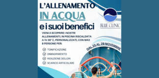 Allenamento in acqua, settimana dedicata alla Blue Clinic di Bagno a Ripoli: dal 25 al 29 novembre