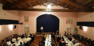 FOTO / Cena pre-natalizia del San Donato Tavarnelle. Il presidente Bacci: “Persistete nel lavoro quotidiano”