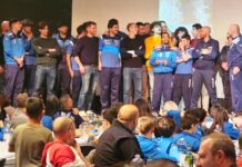 Il Cerbaia ha salutato le feste di Natale con una cena e… regalando a tutti una penna per scrivere gli auguri