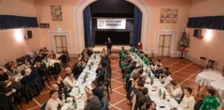 Pallamano Tavarnelle, oltre 100 presenze alla cena di Natale biancoverde al “Caffè degli Amici”