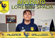 Un nuovo attaccante per l’Audace Galluzzo: che dà il benvenuto al 21enne Lorenzo Ludovico Spada