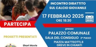 Incontro-dibattito sul calcio giovanile: a Greve in Chianti lunedì 17 febbraio organizzato dalla Real Chianti