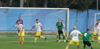 Marzoli illude il Cubino: poi la capolista Real Cerretese rimonta, vince 3-1 e “vede” l’Eccellenza