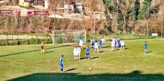 All’Incisa basta una rete di Giusti al 44′: per l’Audace Galluzzo prima sconfitta dell’anno fuori casa