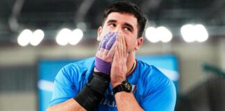 Mondiali indoor di Nanchino, Leo Fabbri quarto nel getto del peso: fuori dal podio all’ultimo lancio